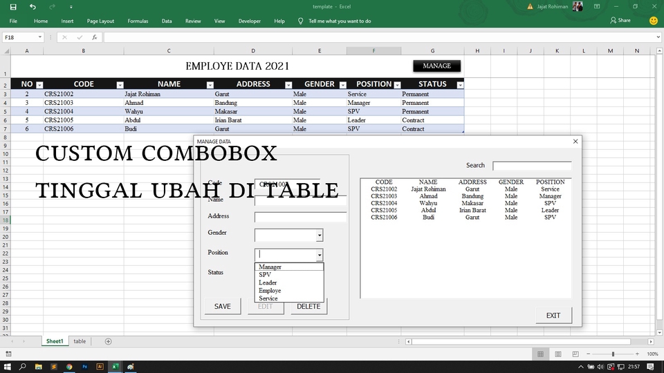 Technical Support - VBA Macro Excel - Program [Bisa Request sesuai kebutuhan dan budget kamu] - 6