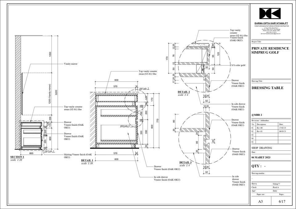 CAD Drawing - SHOP DRAWING INTERIOR Profesional & Hasil Cepat - 14