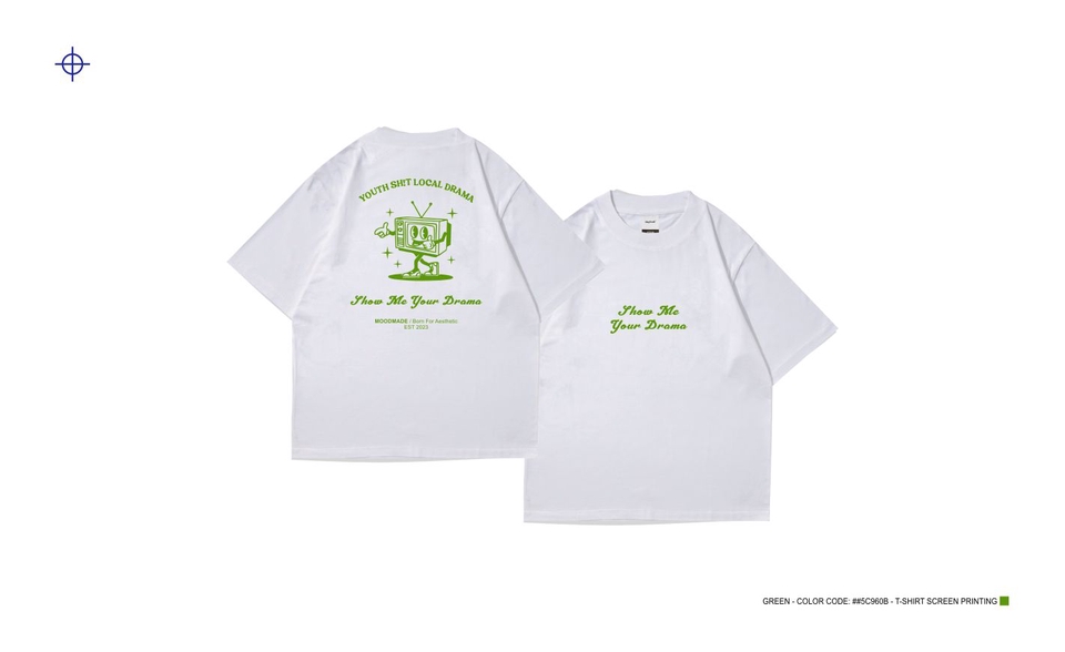 Desain Kaos & Motif - Desain Kaos T-Shirt Streetwear Tipografi Aesthetic - 4