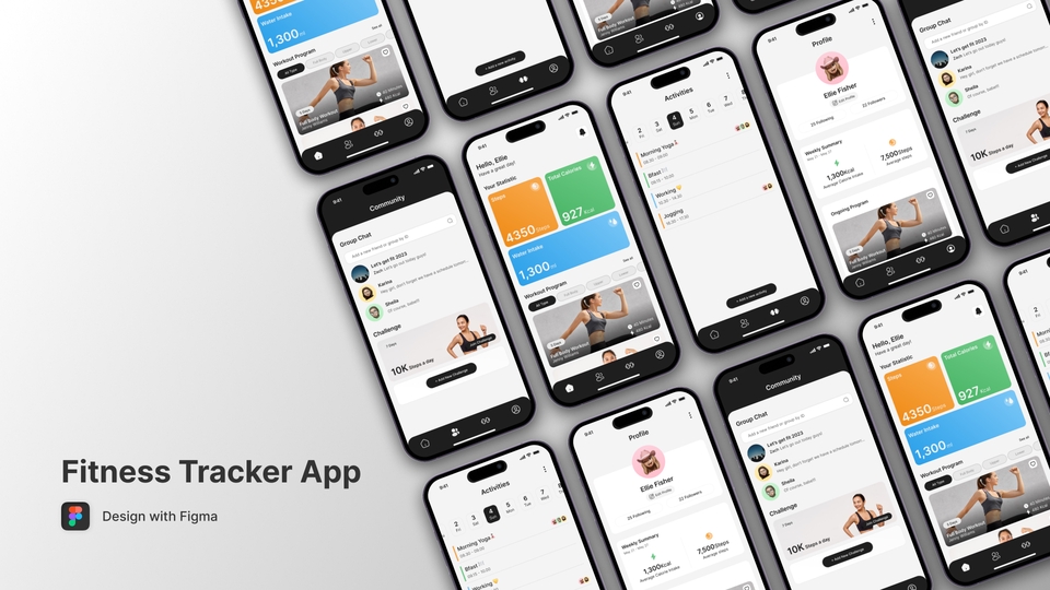 Desain aplikasi fitness mobile, ui ux desain mobile app, aplikasi fitness ui, aplikasi fitness android, desain ui ux aplikasi android, ui ux aplikasi mobile.