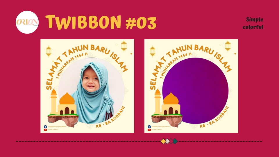 Banner Online - Design Twibbon PREMIUM | Canva Pro, 1 Hari Jadi, Unlimited Revision - 4