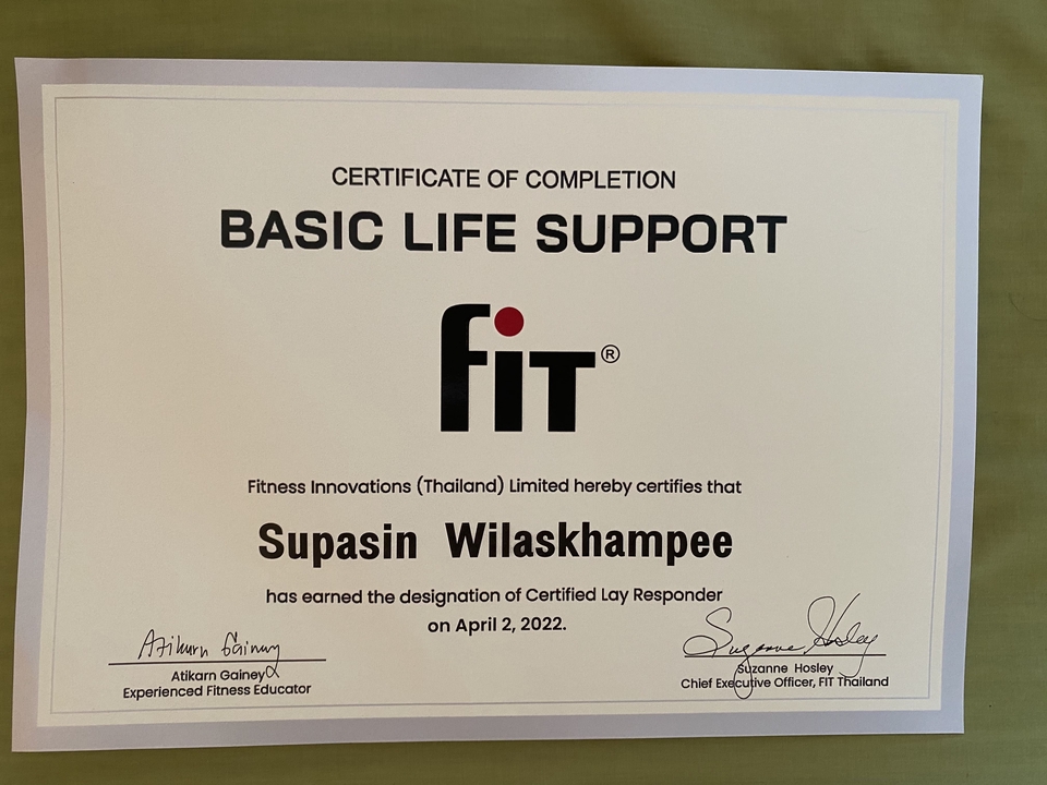 Basic Life Support, FIT Thailand 2024