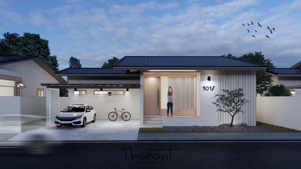 ออกแบบตกแต่งภายในและภายนอก - รับออกแบบตกแต่งภายนอก และ ภายใน ออกแบบ 3D persrective - 6