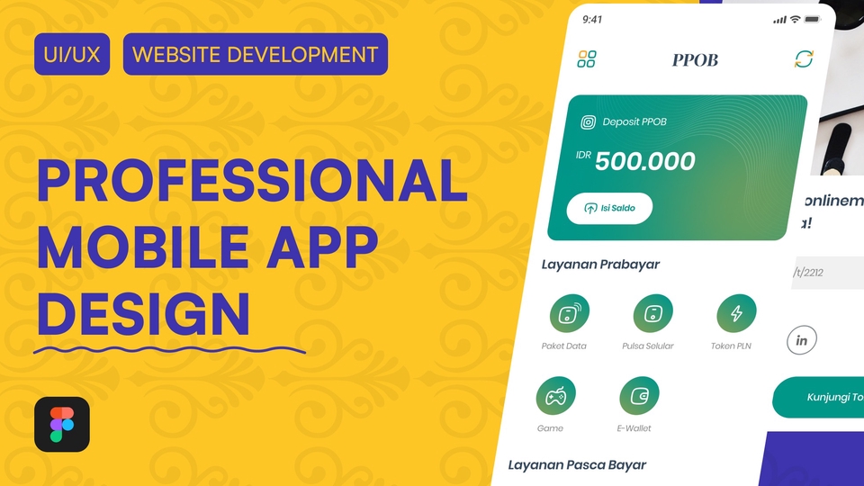 Jasa UI/UX Design untuk Website, Mobile App & Desktop Aplikasi - Pro UI UX Design Mobile App - [Kualitas Pekerjaan Terjamin]