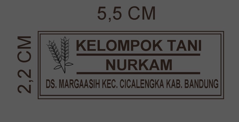Kartu nama kelompok tani nurkam desain kartu nama online
