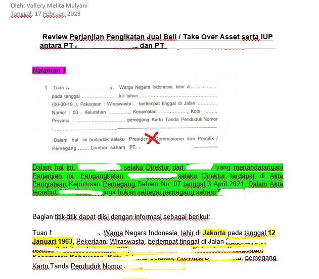 Hukum - Draft/Review Dokumen Legal - 4