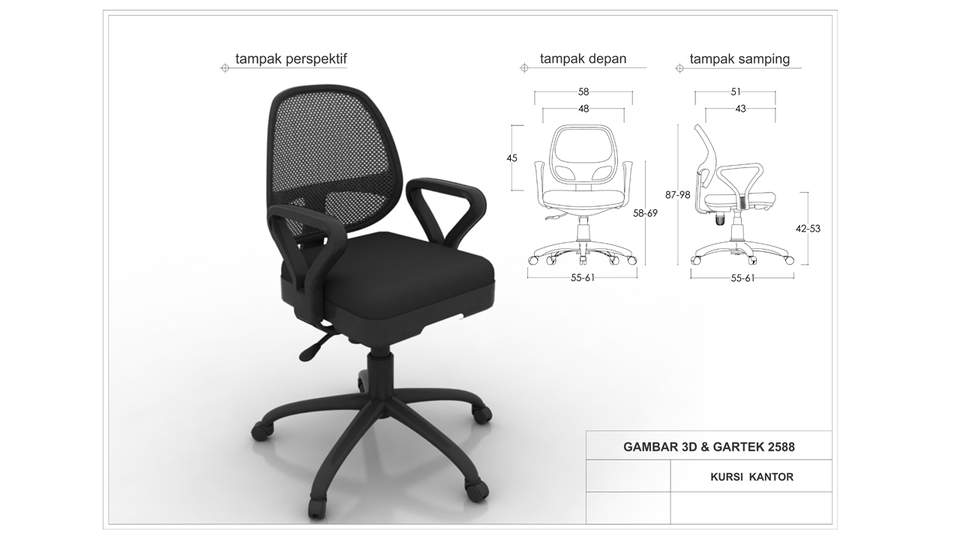 Desain Furniture - GAMBAR KERJA FURNITURE - 3