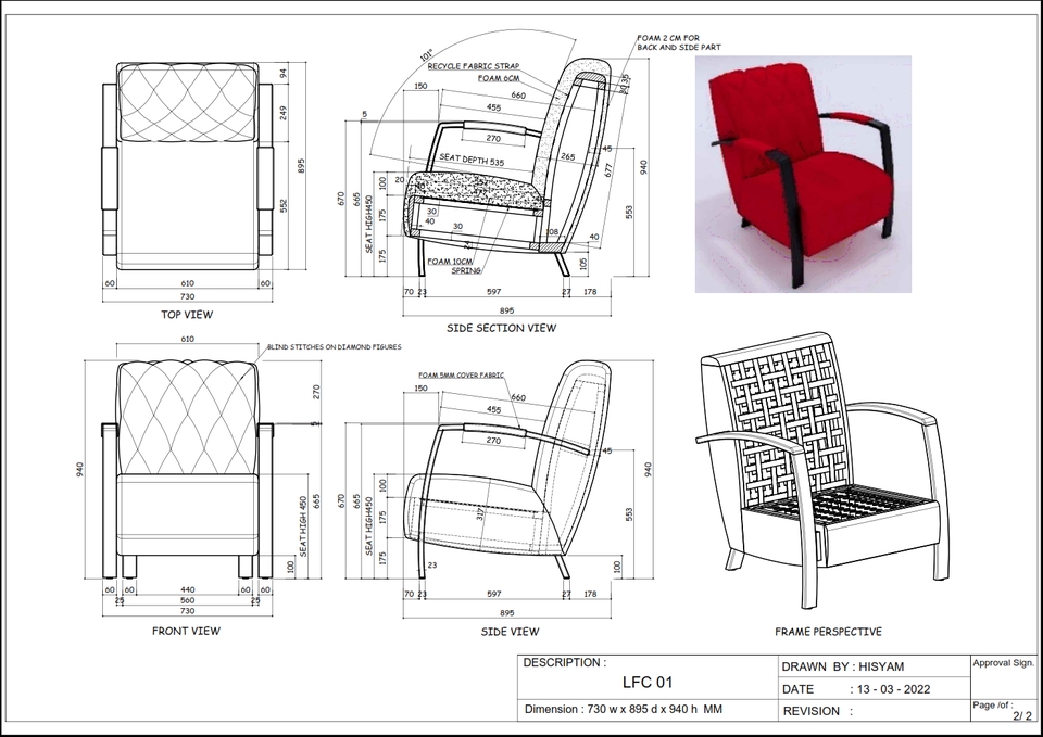 CAD Drawing - JASA GAMBAR TEKNIK, MESIN, PART, PRODUK MAUPUN TOOLS (3D + 2D) - 6