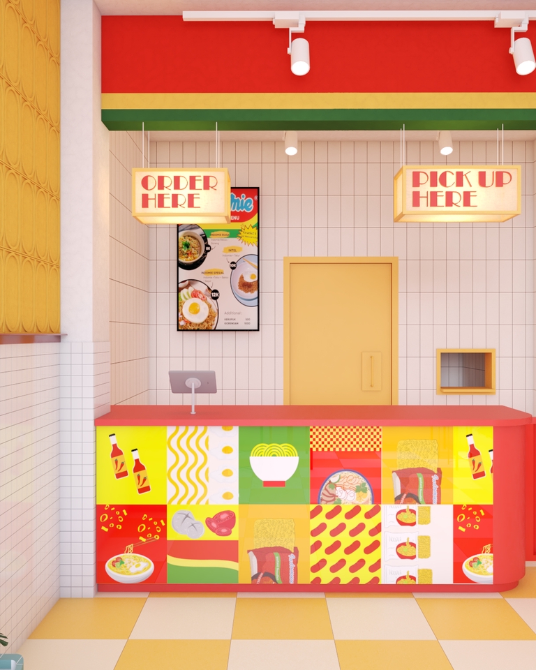 Jasa desain interior cafe minimalis dan modern dengan desain unik dan menarik.