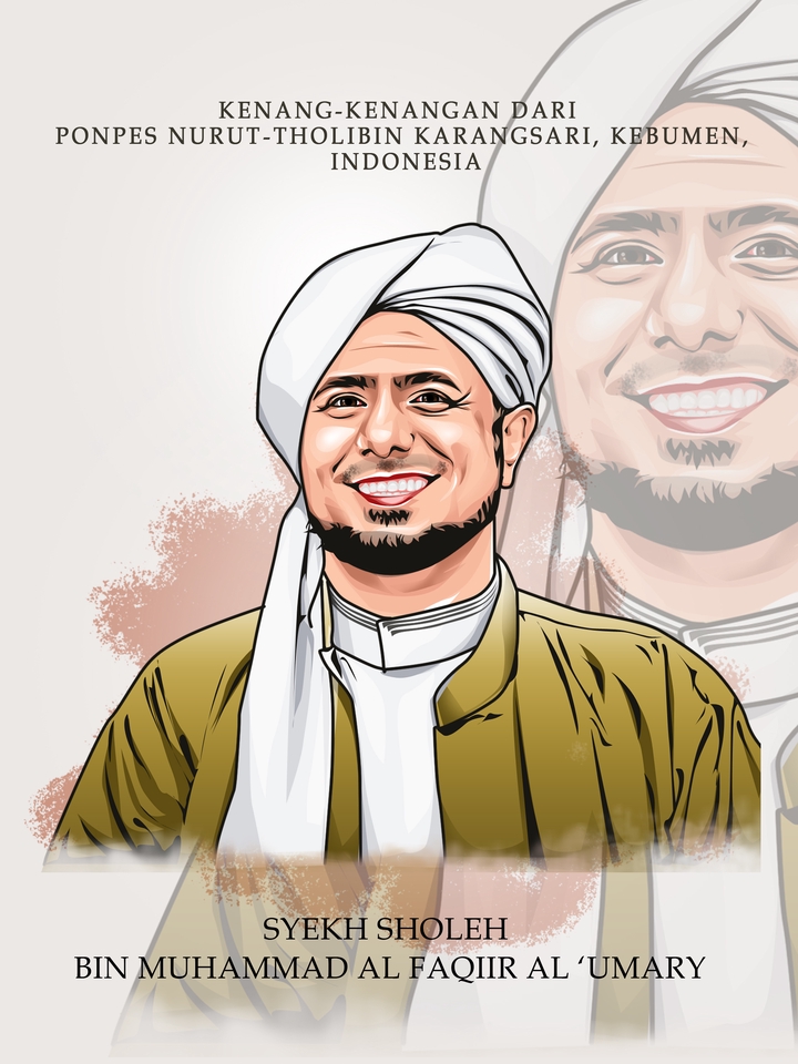 Gambar Potret - Vektor Portrait/ ilustrasi Wajah SEHARI JADI - 12