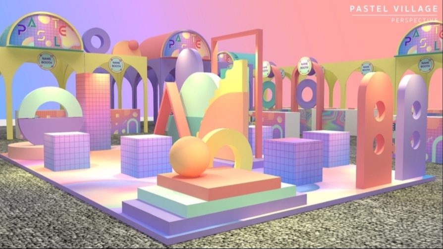 3D Perspective - 3D EXHIBITION DESIGN, BOOTH , EVENT - 2