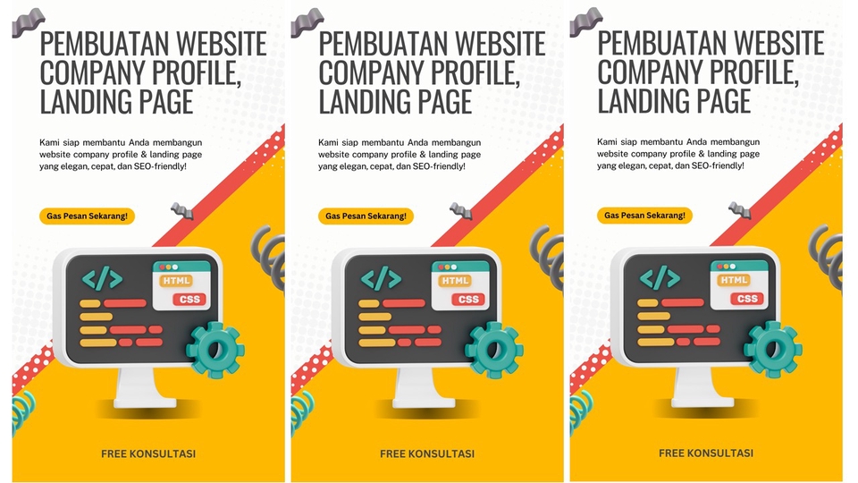Jasa Buat Website Company Profile, Landing Page