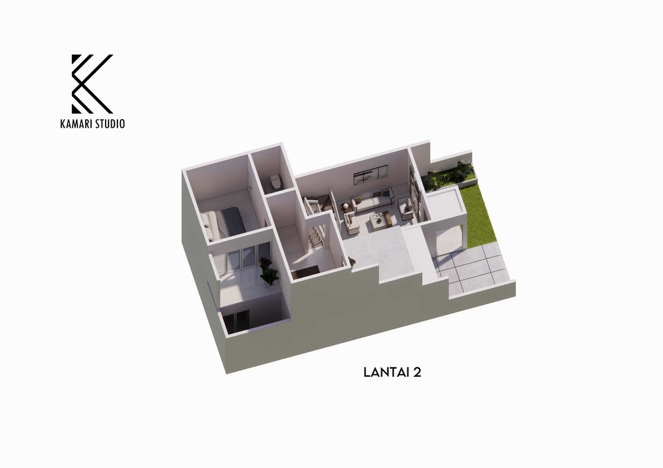 3D & Perspektif - DESAIN RUMAH TINGGAL - 7