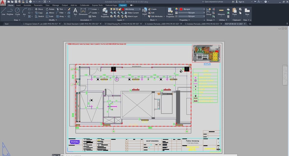 CAD Drawing - Jasa Gambar Instalasi Mekanikal Elektrikal & Plumbing ( MEP ) - 12