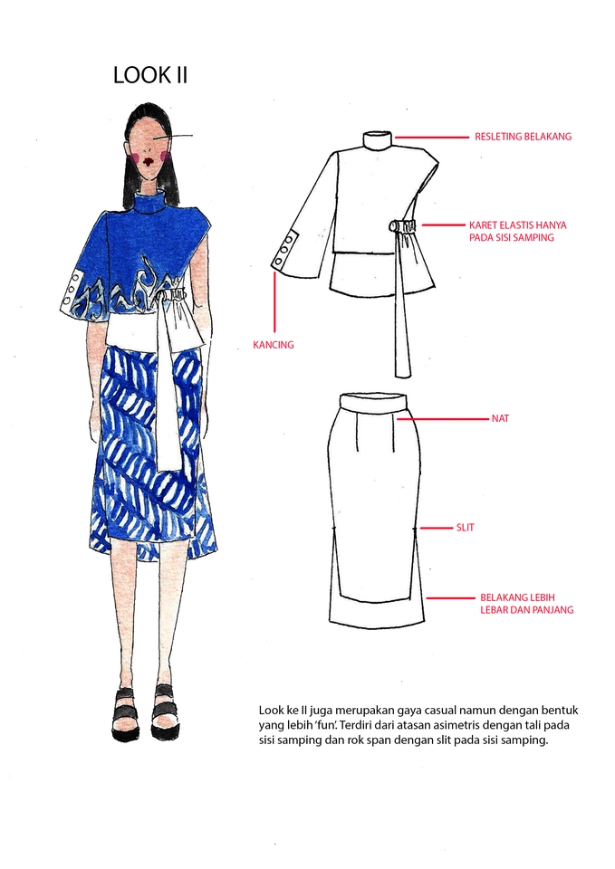 Desain Kaos & Motif - Fashion Design Collection with Tech Pack - 8