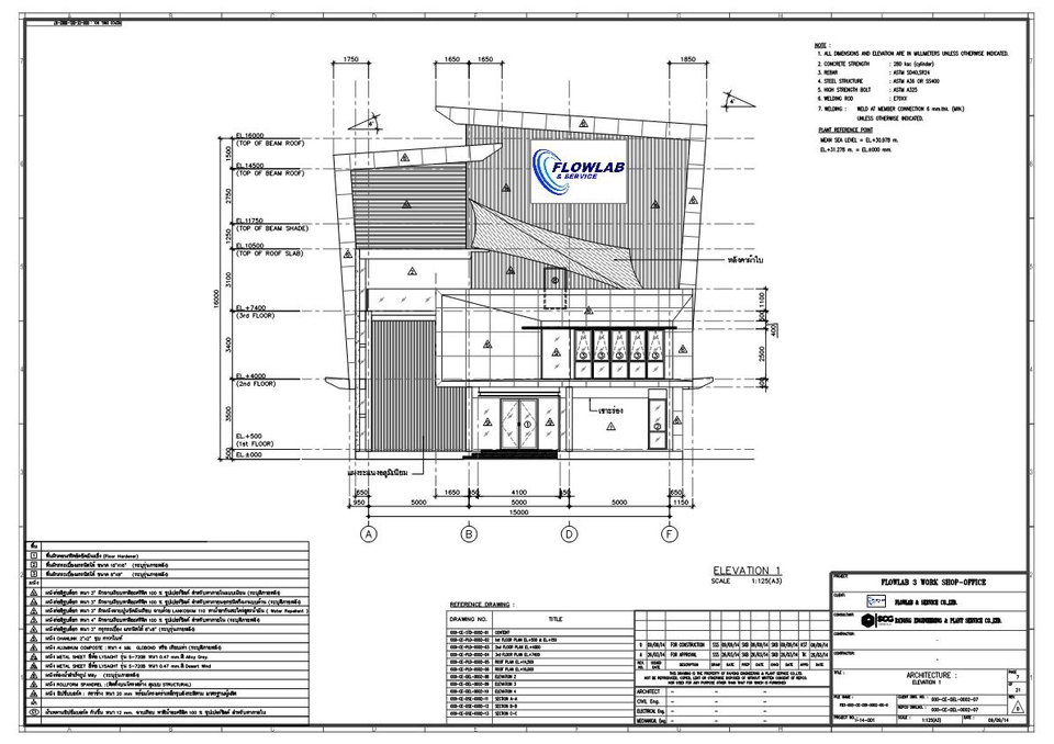 เขียนแบบวิศวกรรมและออกแบบโครงสร้าง - Professional รับเขียนแบบก่อสร้างบ้านพักอาศัย ,ห้องแถว-ทาวน์เฮ้าส์ ,อาคารพาณิชย์, ประมาณราคา BOQ - 17