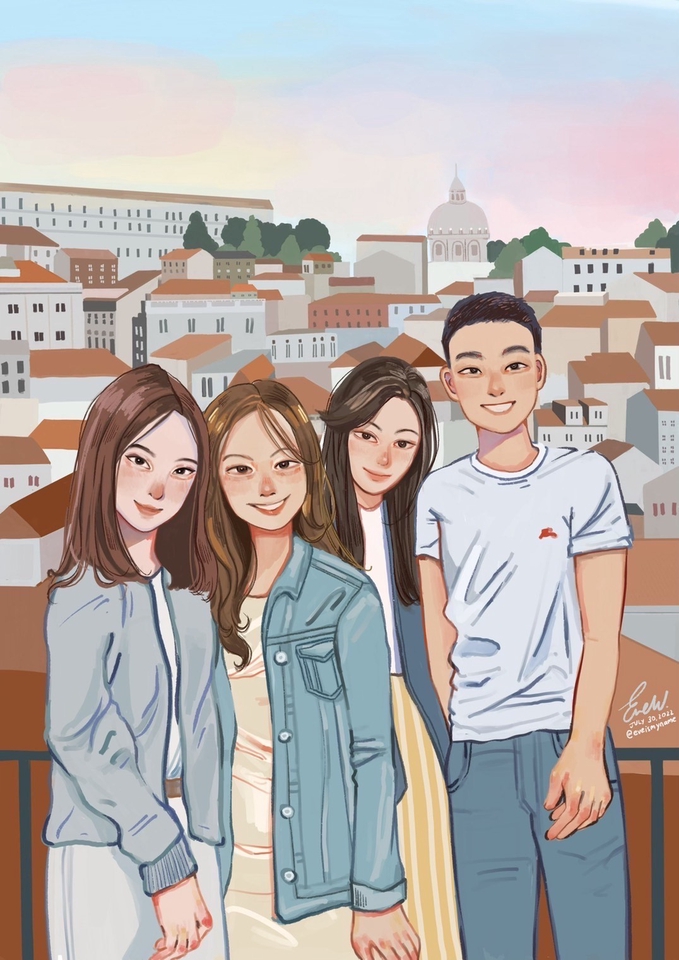 วาดภาพการ์ตูน - รับวาดรูปดิจิตอล Digital Art Portrait - 5