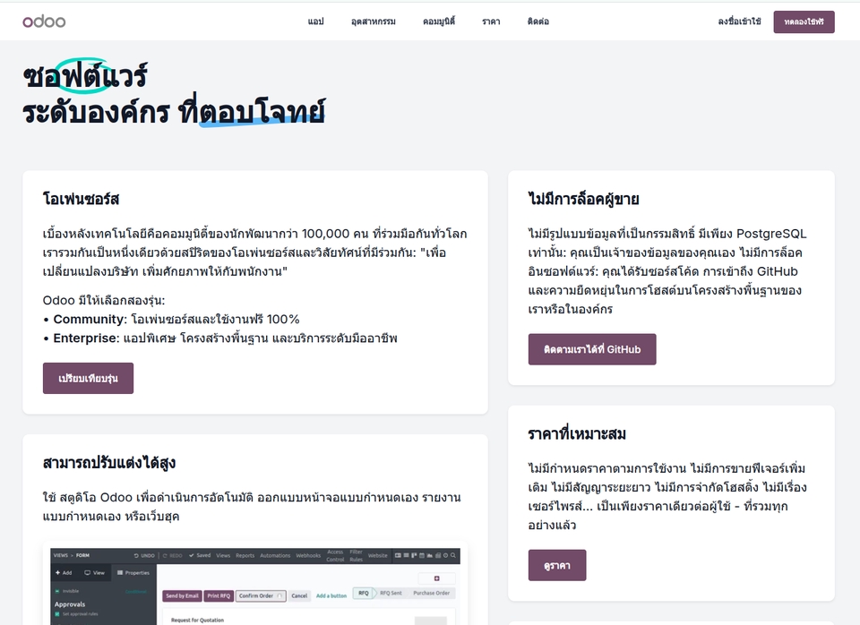 Web Development - รับจัดทำ แก้ไข ระบบบริษัท Zoho, Odoo, Shopify, ERP, SaaS, Cloud, Server, Hosting - 5