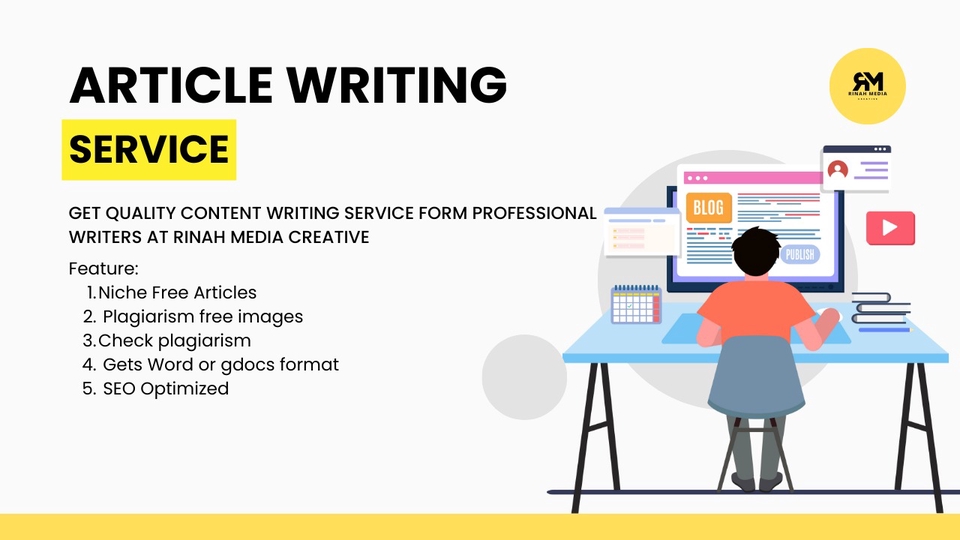 Jasa Penulis Artikel Berkualitas dan Bergaransi - Layanan Penulisan Artikel SEO Cepat - Menerima Semua Niche - Hingga 3000 Kata