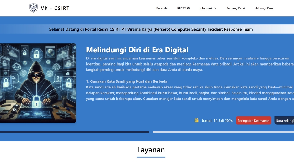 Jasa Pembuatan Website Profesional Untuk Melindungi Data Anda di Era Digital