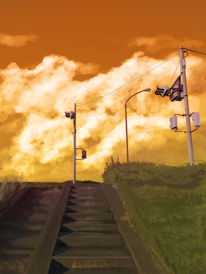 วาดภาพประกอบ - วาดภาพ 2D Background Charactor design วาดภาพสไตล์งานกึ่งๆ Reallistic - 8