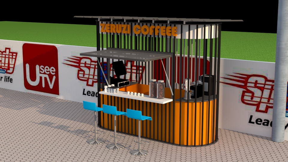 3D & Perspektif - Desain container,booth container,booth franchise, rangka container custom. - 28