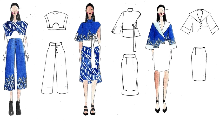 Desain Kaos & Motif - Fashion Design Collection with Tech Pack - 2