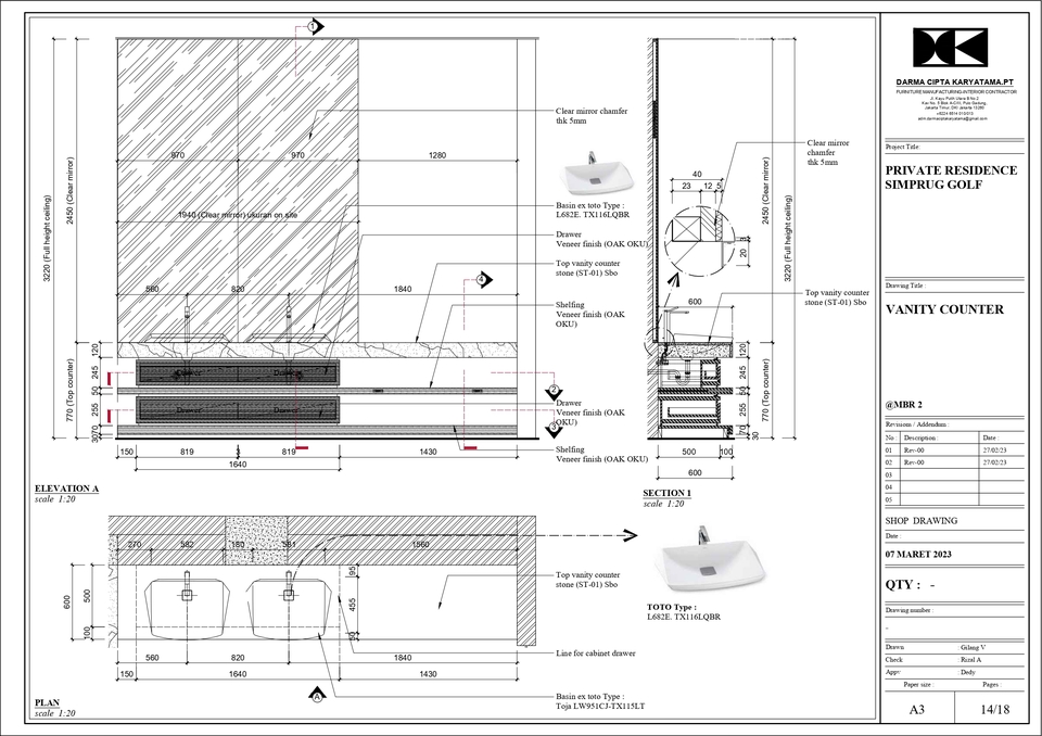 CAD Drawing - SHOP DRAWING INTERIOR Profesional & Hasil Cepat - 20