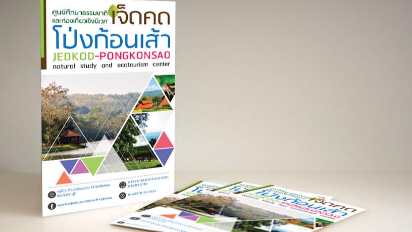 สื่อสิ่งพิมพ์และนามบัตร - ออกแบบโบรชัวร์ แผ่นพับ ราคากันเอง - 1