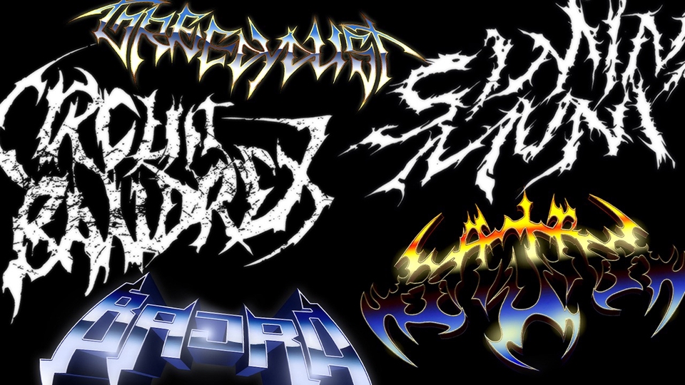 Logo - Logo metal typeface untuk band atau brand anda! - 1