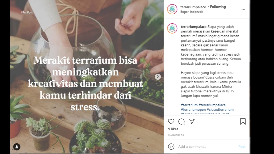 Caption Sosial Media - Pembuatan Caption Instagram dalam 24 Jam - 1