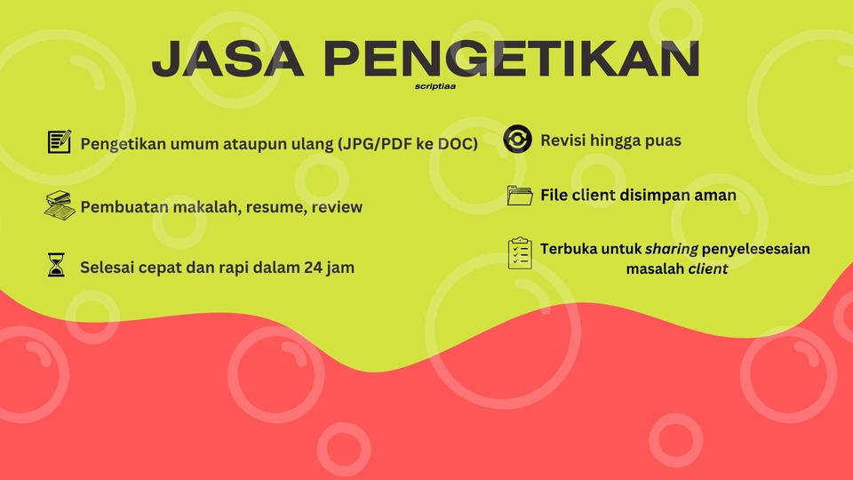 Pengetikan Umum - Jasa Pengetikan Cepat dan Rapi - 1