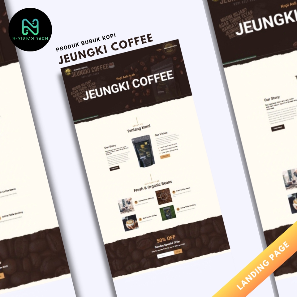 Jasa pembuatan website profesional, desain web modern untuk meningkatkan brand perusahaan Anda.