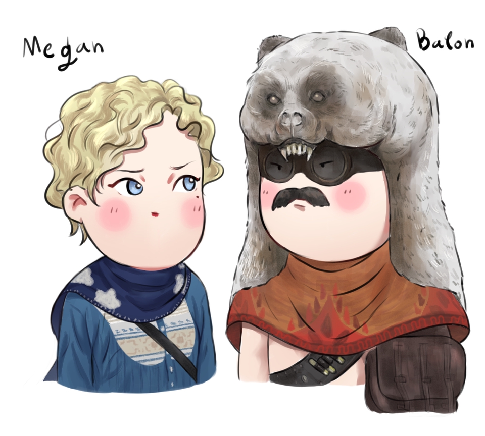 รับวาดรูปการ์ตูนน่ารัก สไตล์อนิเมะ 2 ตัวละคร