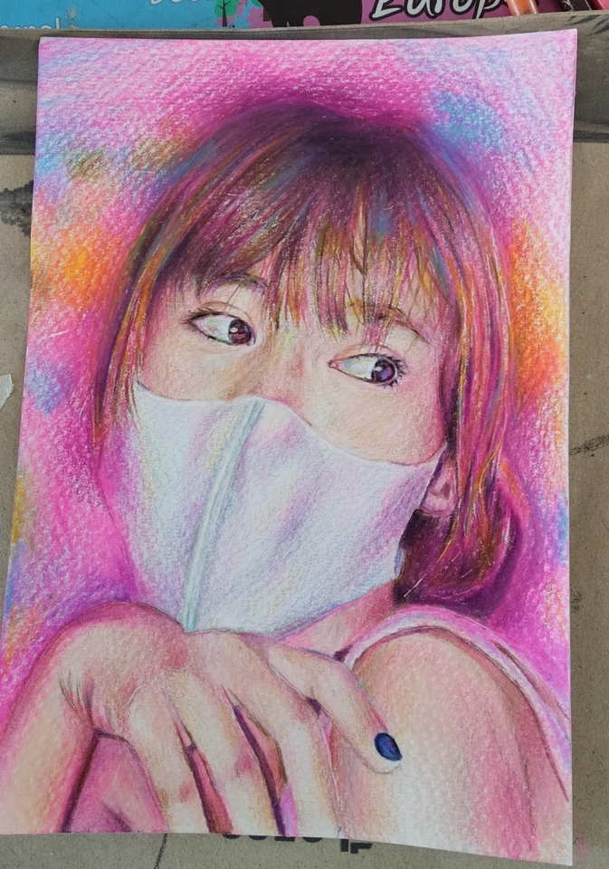 วาดภาพเหมือน Portrait - วาดภาพเหมือน สีไม้บนกระดาษ จัดส่งฟรี - 12