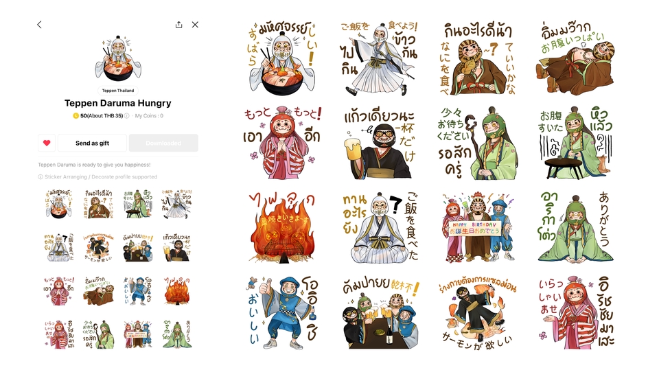 ออกแบบ LINE Sticker - Sticker Line วาดและออกแบบ ,character ,mascot ตามสไตล์ลูกค้า - 2