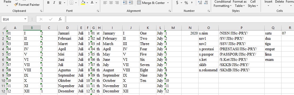 Entri Data - Entry Data Excel dan Pembuatan Formula - 3