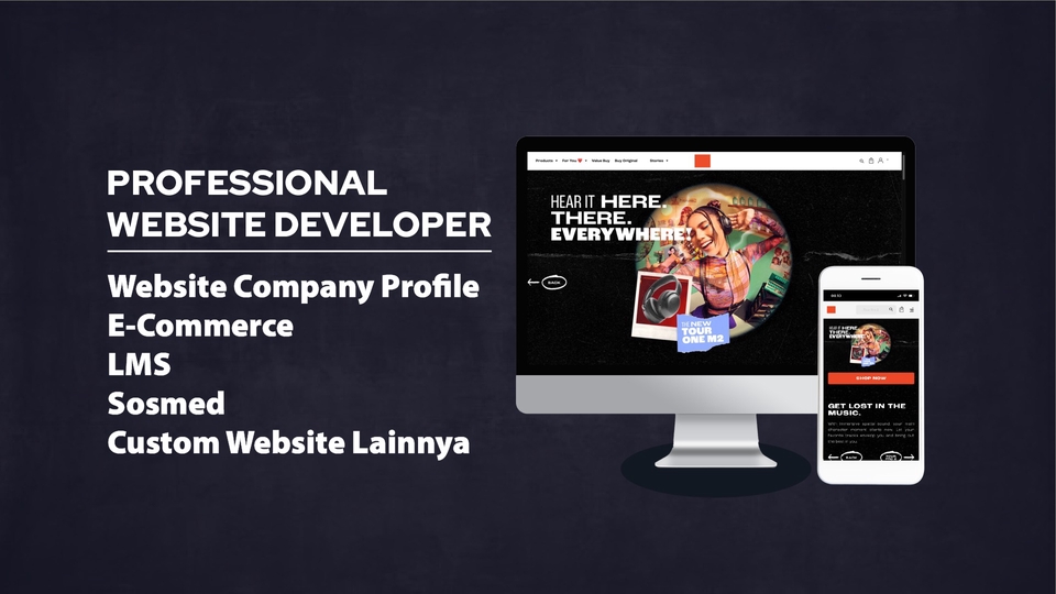 Web Development - Jasa Pembuatan Website Mahasiswa, Company Profile, E-Commerce, LMS, Sosmed & Custom Website Lainnya - 1