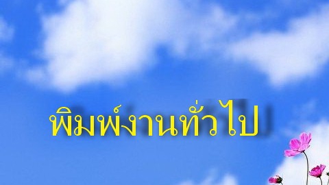 พิมพ์งาน และคีย์ข้อมูล - รับพิมพ์งาน ภาษาไทย และ ภาษาอังกฤษ , คีย์ข้อมูล Excel,Word,Powerpoint - 1