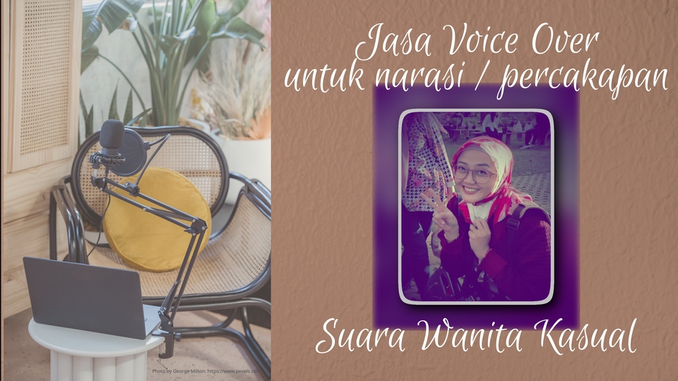 Sulih suara (dubbing, looping) - Jasa Voice Over (VO) Bahasa Indonesia dan Bahasa Inggris. - 1