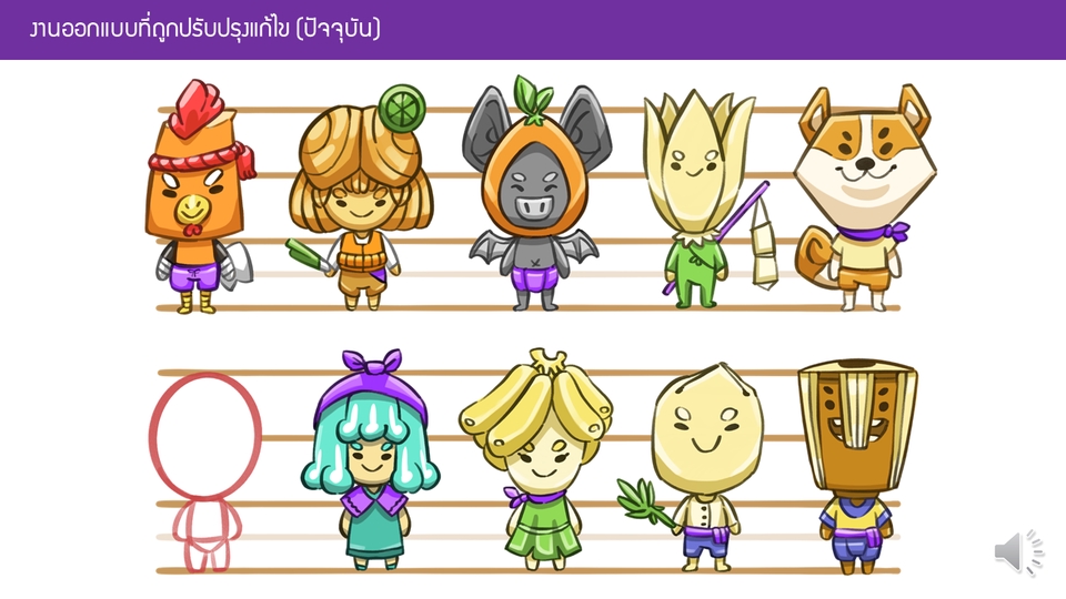 ออกแบบ Character & Mascot - ออกแบบมาสคอตและคาเเรคเตอร์ - 12