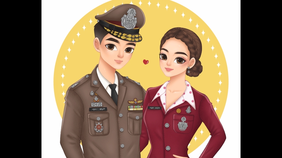 วาดภาพเหมือน Portrait - **ลดราคา 15%** รูปวาดของคุณในสไตล์การ์ตูน Portrait น่ารักๆ (Digital Art) ^^ - 4
