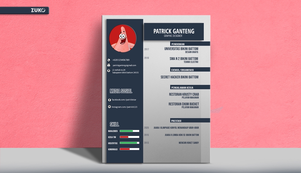 Portfolio & Resume - Jasa Desain CV (Curriculum Vitae) & Portofolio 1 Hari Jadi (Gratis Revisi) - 3