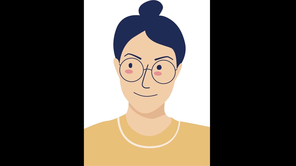 Gambar Potret - Gambar Flat Illustration Sederhana Dalam 12 Jam - 4