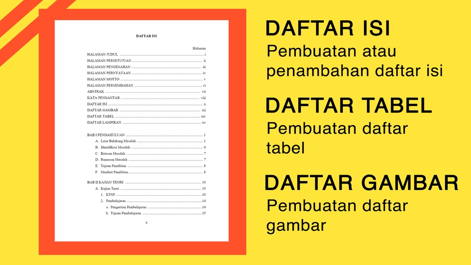 Pengetikan Umum - TUGAS/MAKALAH/JURNAL (PENGETIKAN, PEMBUATAN DAN EDIT, SELESAI 1 HARI) - 2