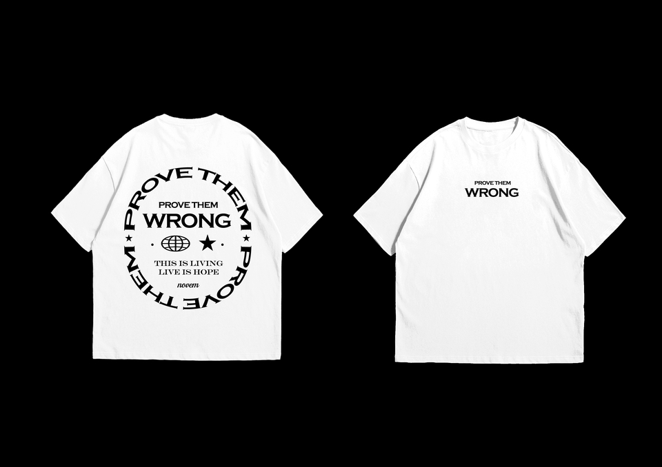 ออกแบบเสื้อยืดลายพิเศษคำคมแรงบันดาลใจ