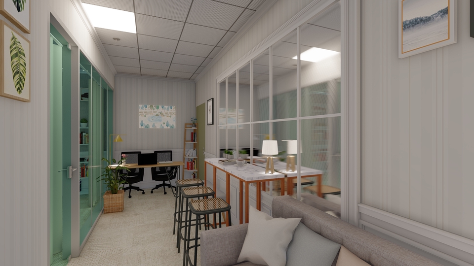 3D & Perspektif - Design Interior (Denah, 3D Render, Gambar Kerja) - 25