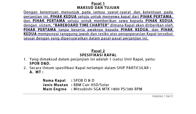 Hukum - Perancang Kontrak/Perjanjian Bisnis, Perancang SOP Bisnis Proses, Legal Opinion - 6