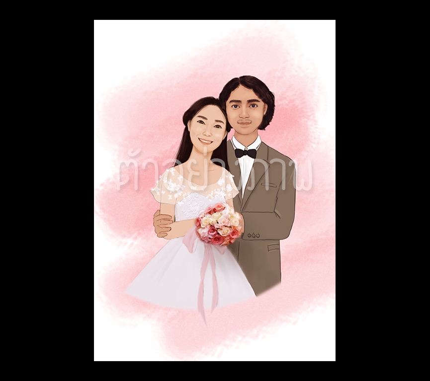 วาดภาพเหมือน Portrait - วาดภาพเหมือน คน/สัตว์ ตามภาพถ่าย - 8