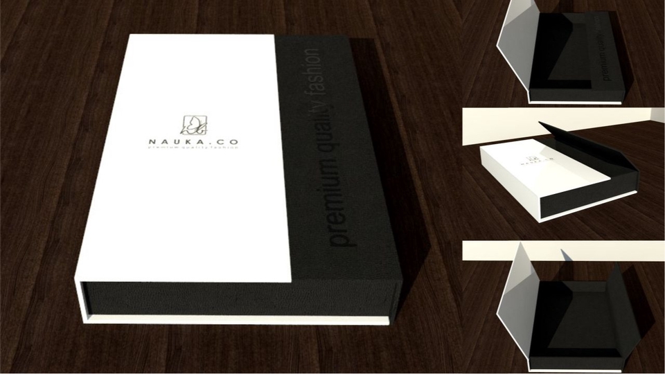 Label & Kemasan - Design Box Packaging premium untuk kemasan fashion gaya modern minimalis - 1